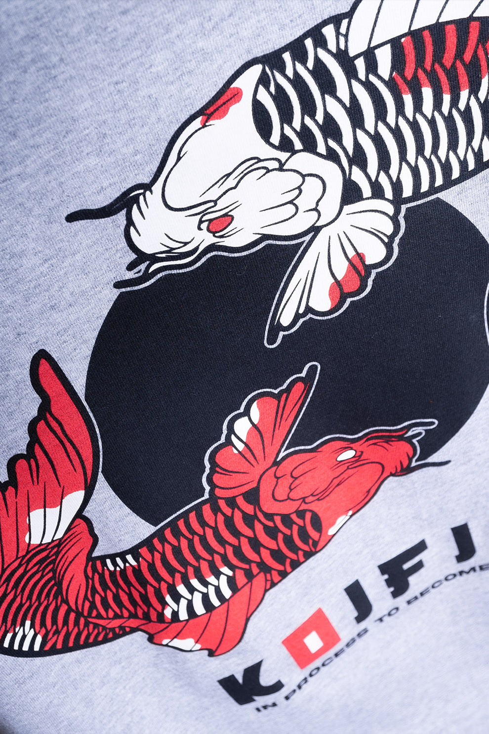 Playera Pez Koi Negra