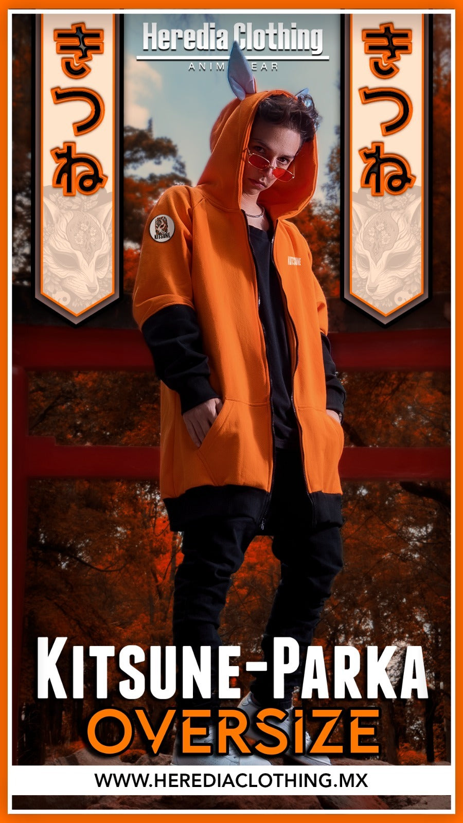 Sudadera Kitsune Parka