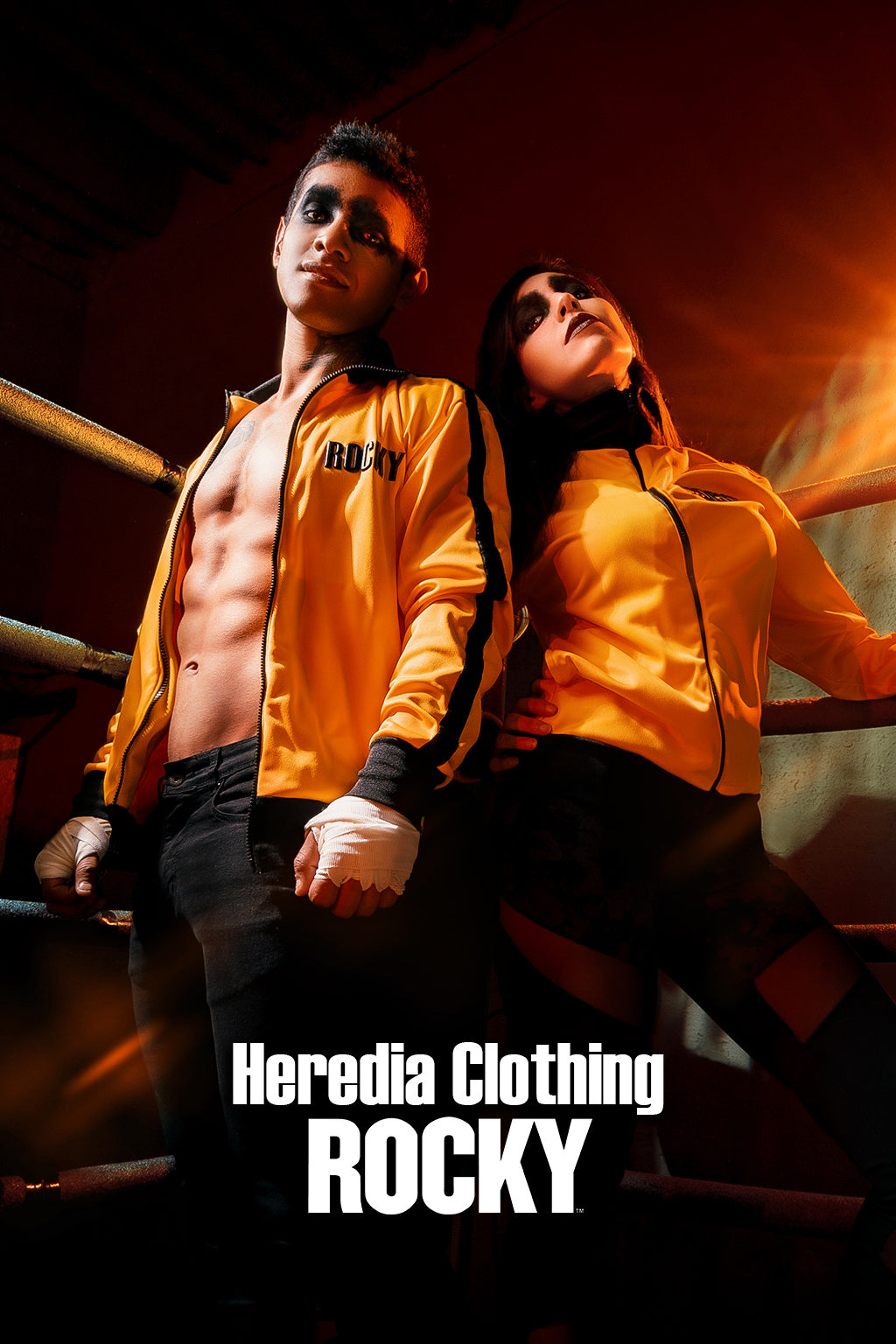 Chamarra Rocky 3 Amarilla