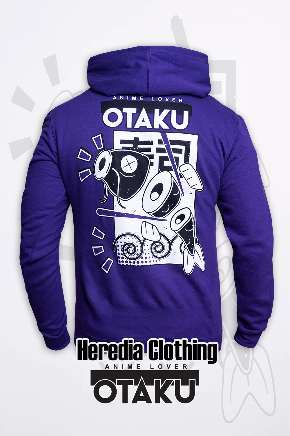 Sudadera Otaku Grape Heredia Clothing