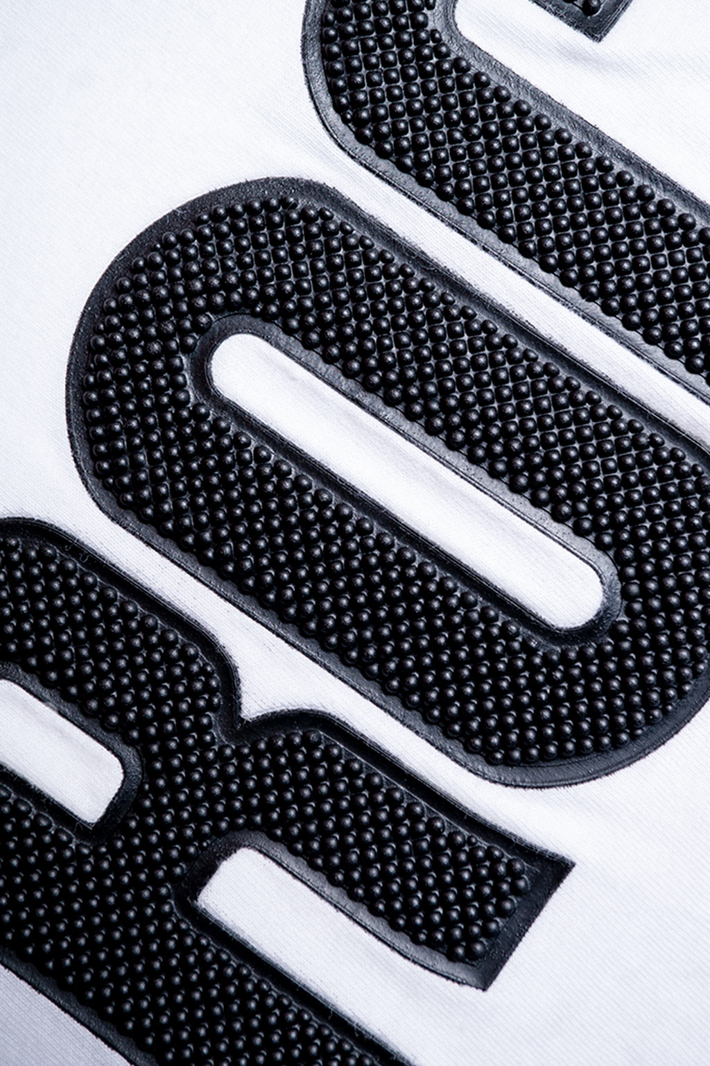 Playera Rocky Blanca/Negro