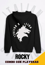 COMBO Sudadera Rocky Absoluto + 2 Playeras