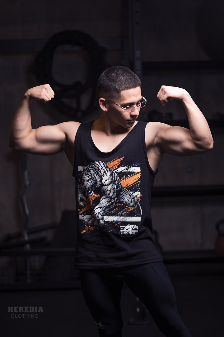 Tank Top Tigre Blanco