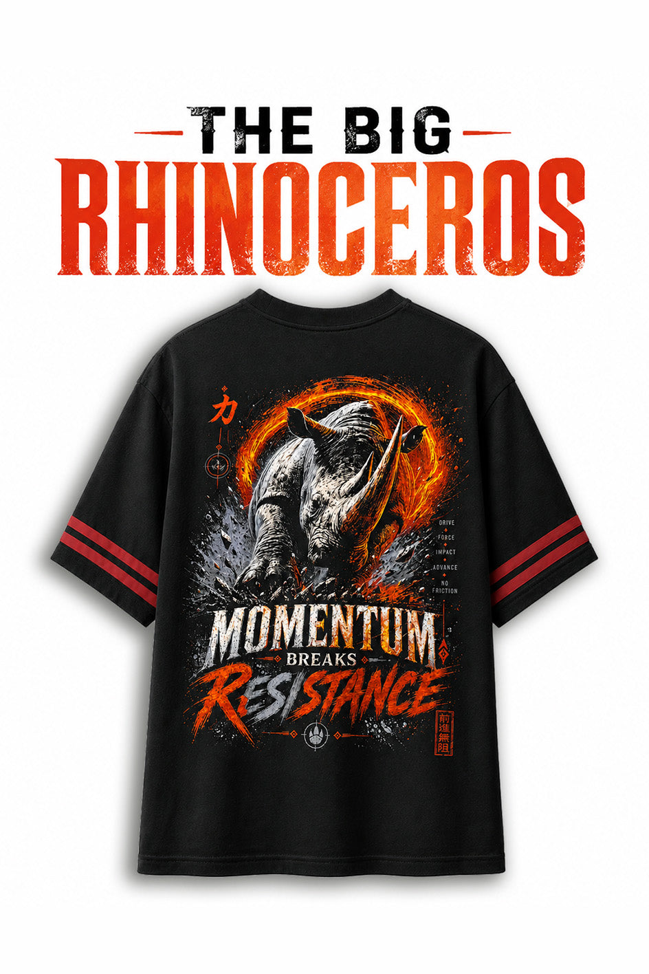 Playera Big Rhino Oversize