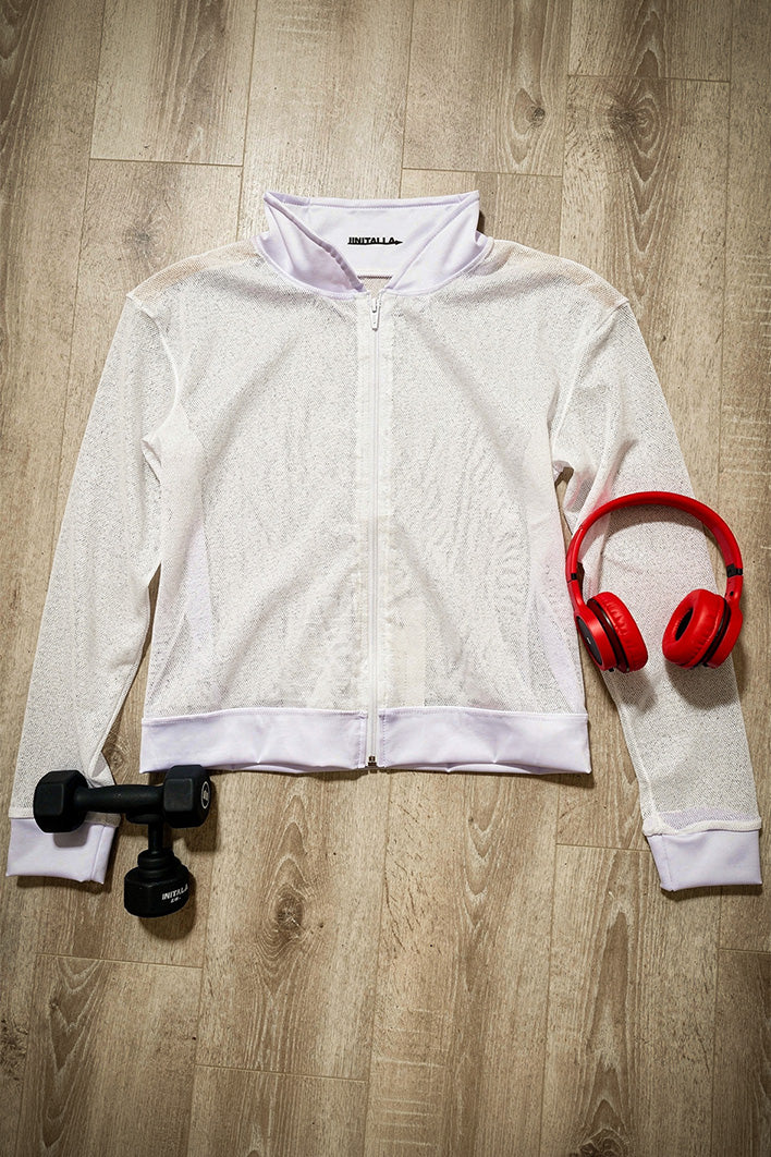 Chamarra Deportiva Aura Blanca