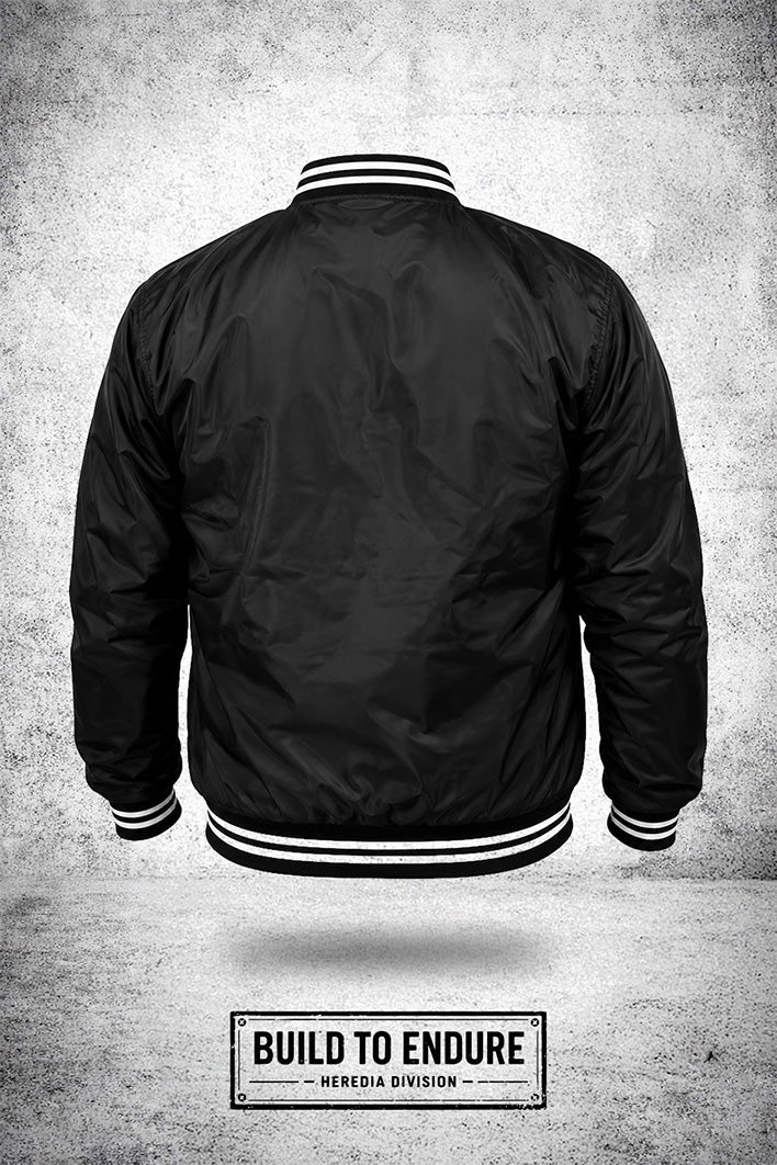 Bomber Build to Endure Negra - Heredia Clothing