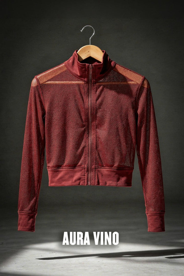 Chamarra Deportiva Aura Vino - Heredia Clothing