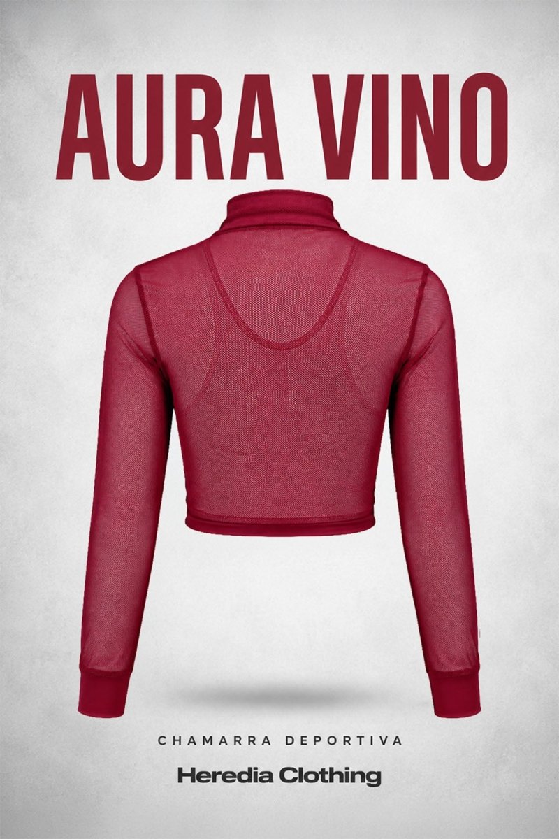 Chamarra Deportiva Aura Vino - Heredia Clothing