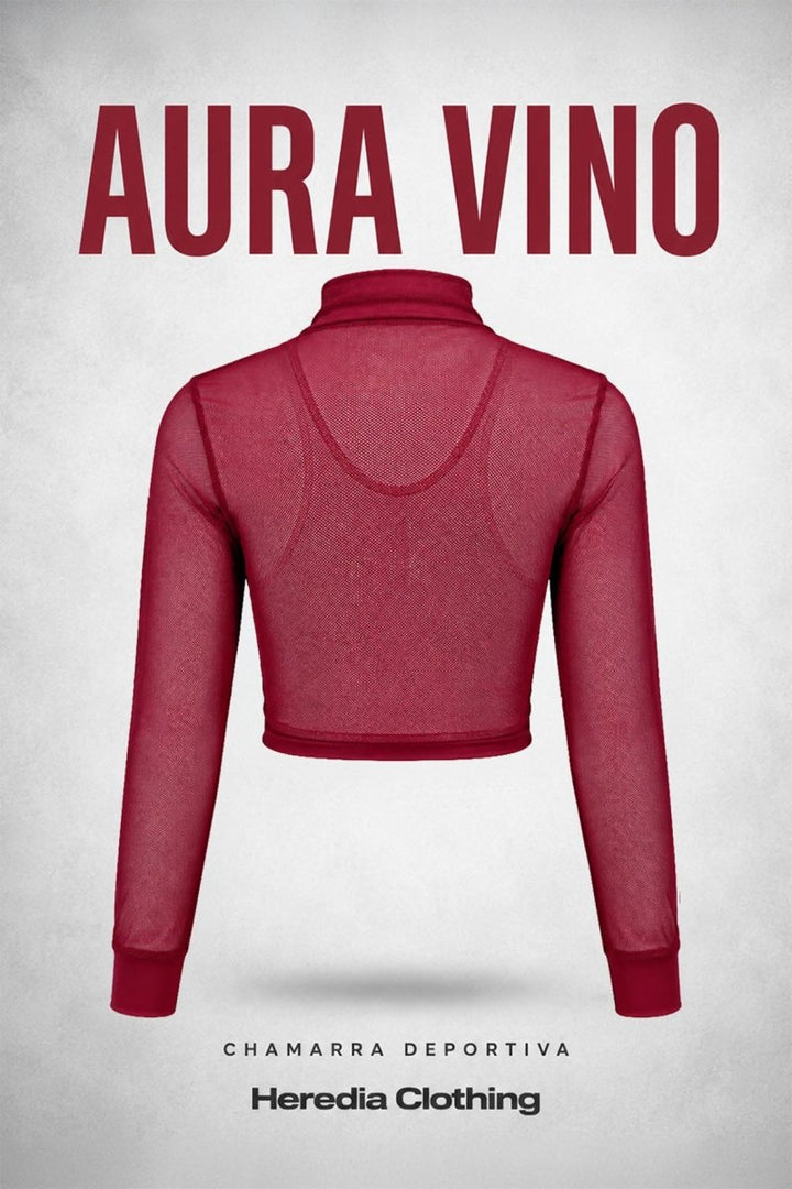 Chamarra Deportiva Aura Vino - Heredia Clothing