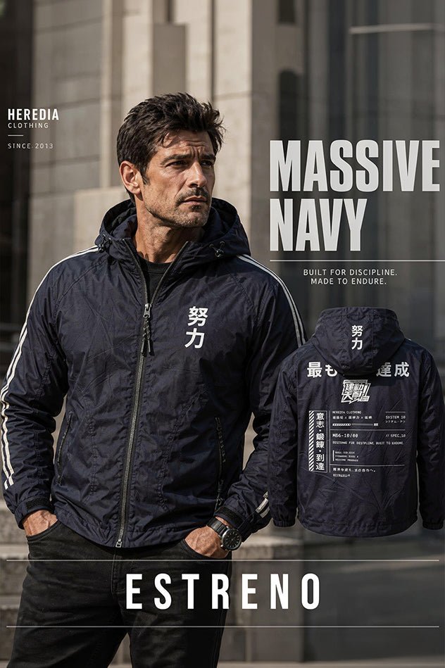 Chamarra Massive Navy - Heredia Clothing