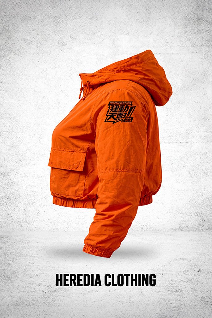 Chamarra Track Orange Vibe - Heredia Clothing