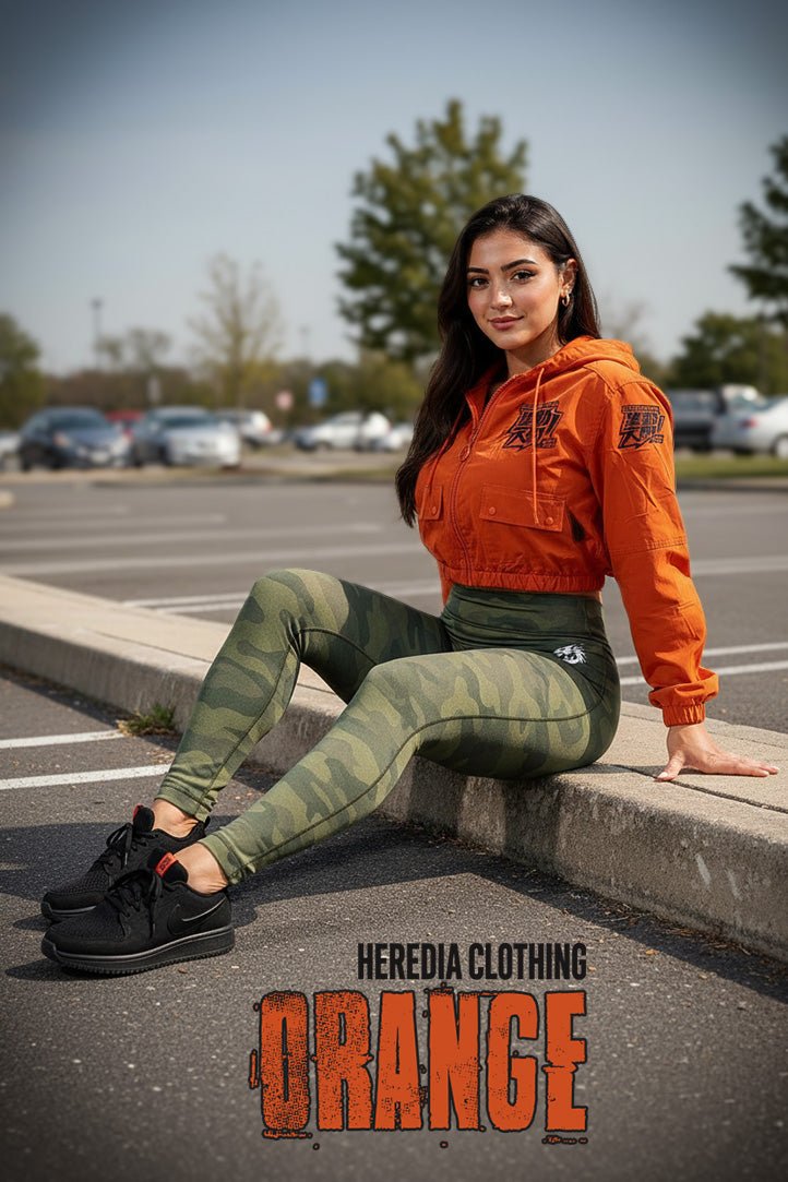 Chamarra Track Orange Vibe - Heredia Clothing
