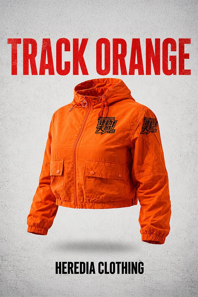 Chamarra Track Orange Vibe - Heredia Clothing