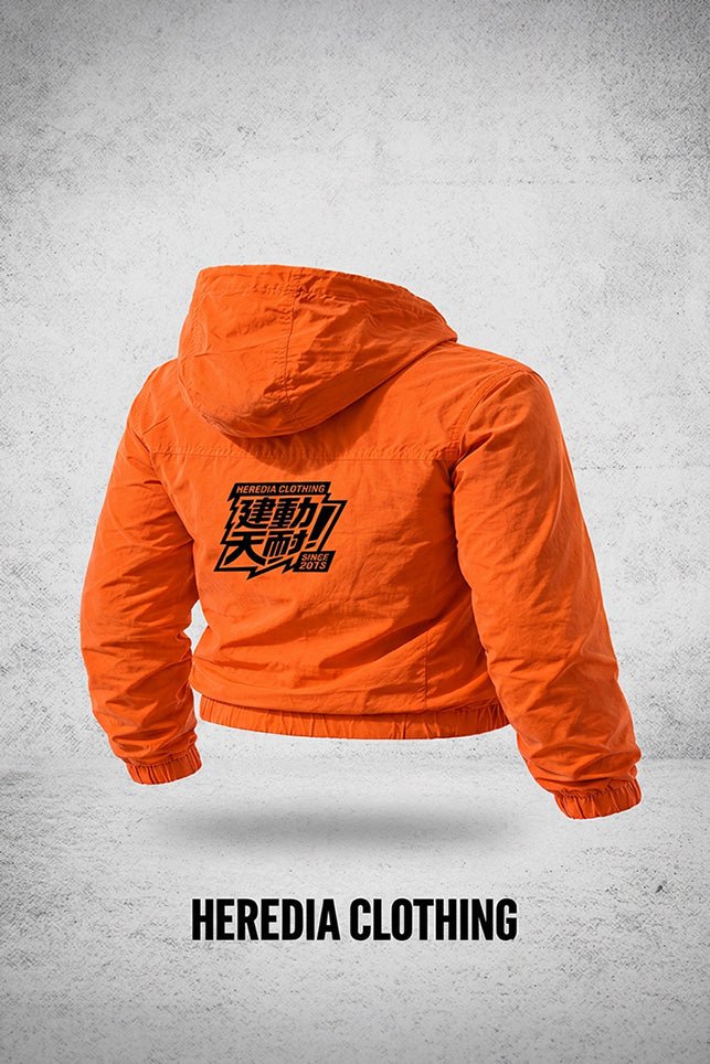 Chamarra Track Orange Vibe - Heredia Clothing
