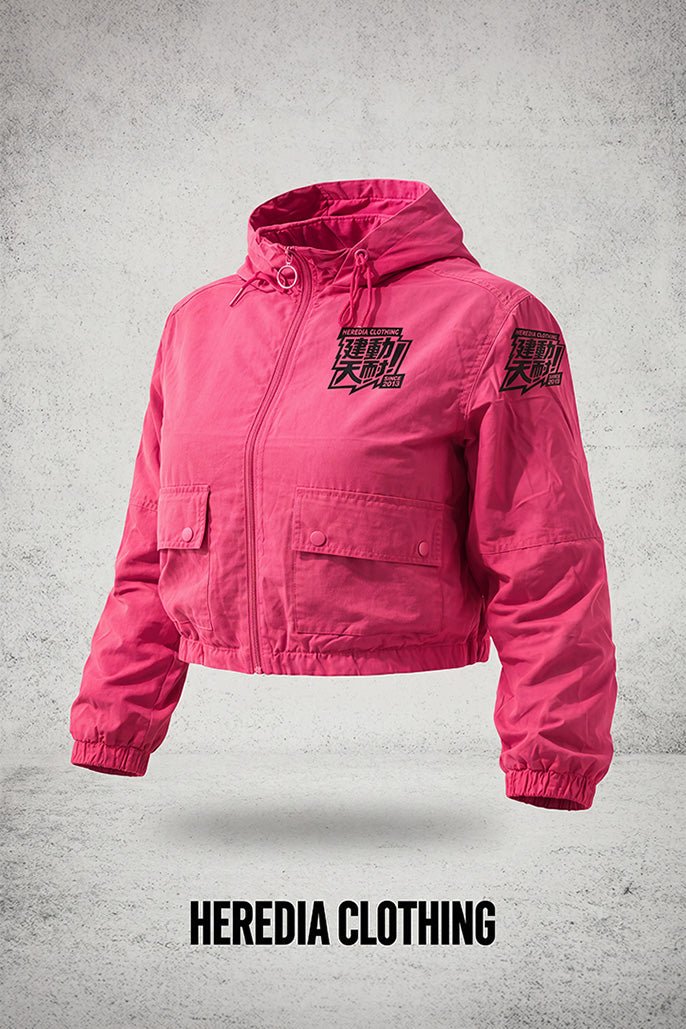 Chamarra Track Pink Vibe - Heredia Clothing