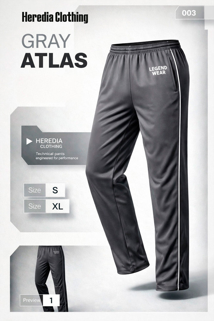 Pants Gray Atlas - Heredia Clothing