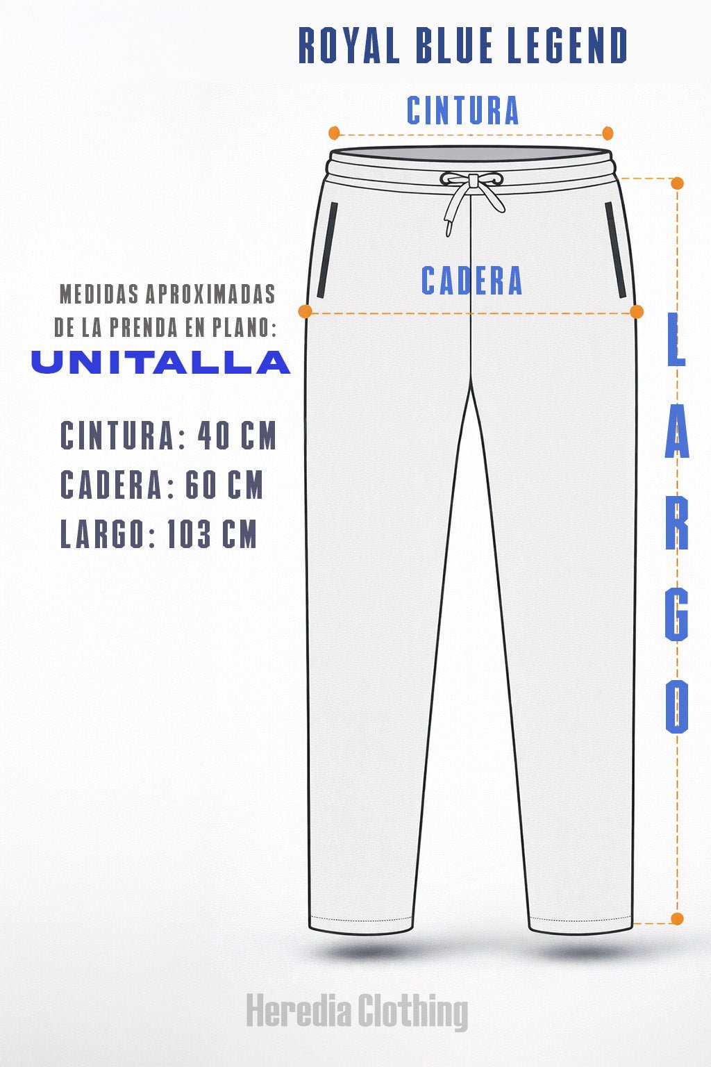 Pants Royal Blue Legend - Heredia Clothing