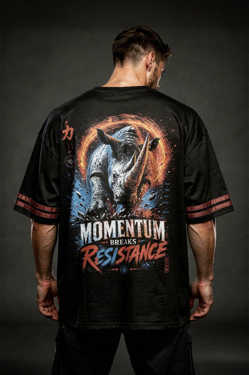 Playera Big Rhino Oversize - Heredia Clothing