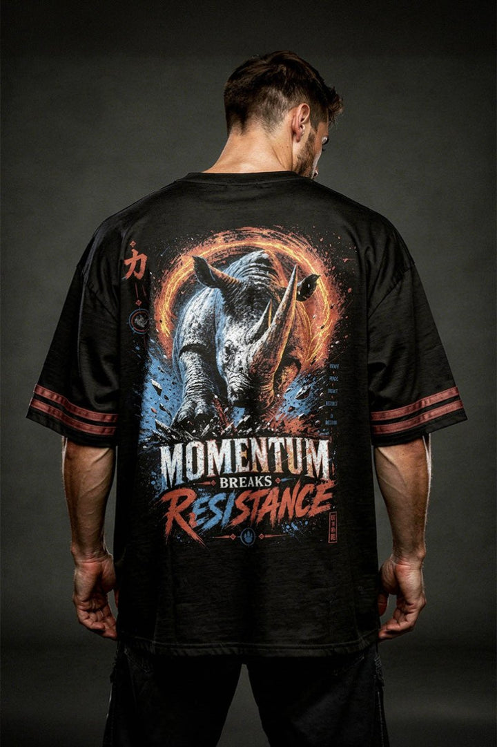 Playera Big Rhino Oversize - Heredia Clothing
