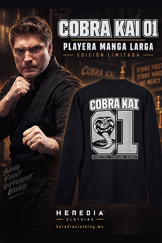 Playera Cobra Kai 01 - Heredia Clothing