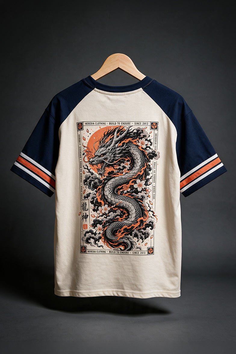 Playera Dragon Oversize - Heredia Clothing