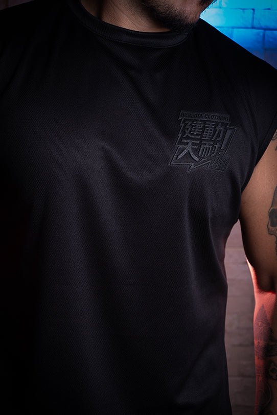 Playera Jersey Dragon Negro - Heredia Clothing