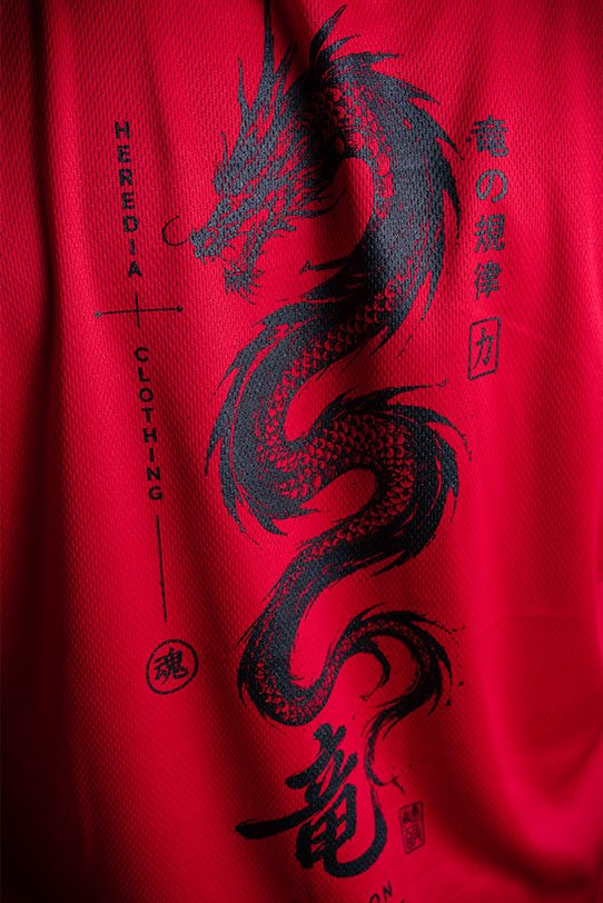 Playera Jersey Dragon Rojo - Heredia Clothing