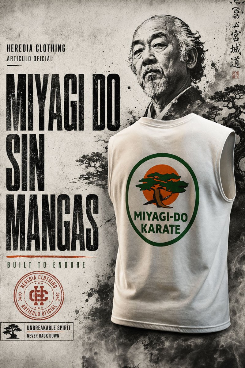 Playera Miyagi-Do - Heredia Clothing