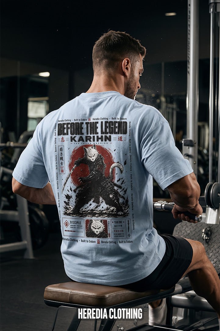 Playera Oversize Before the Legend - Heredia Clothing