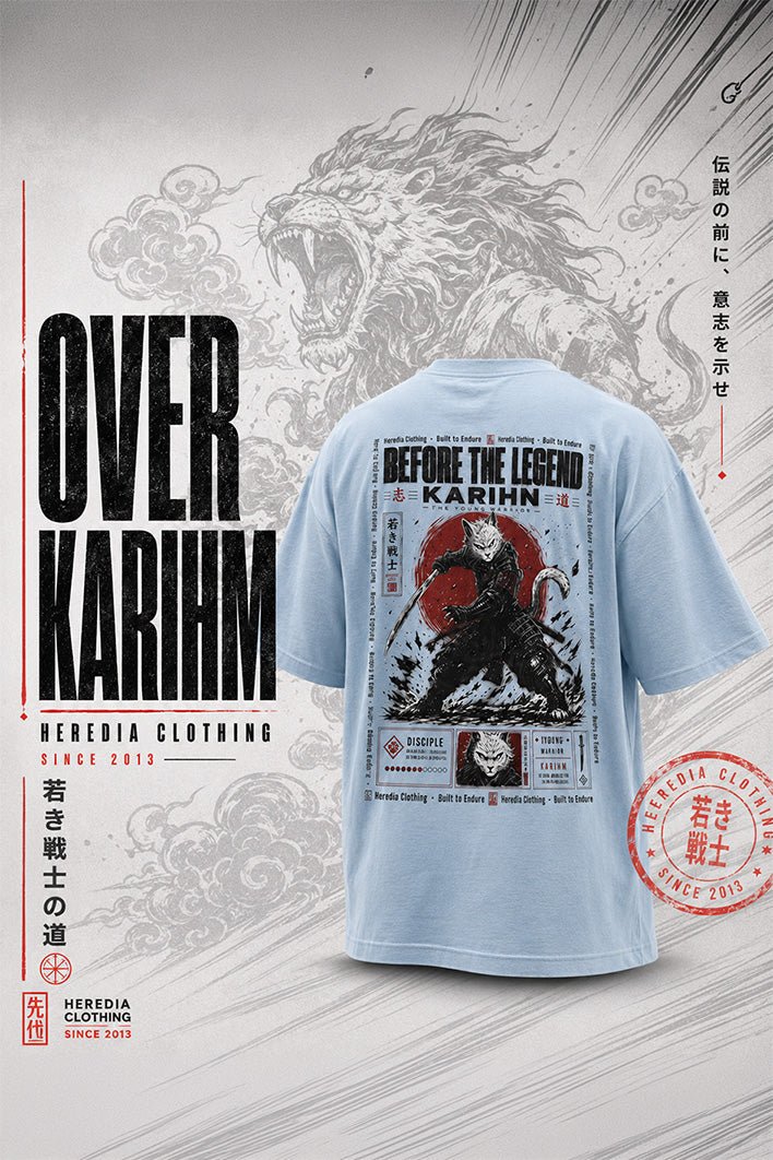 Playera Oversize Before the Legend - Heredia Clothing