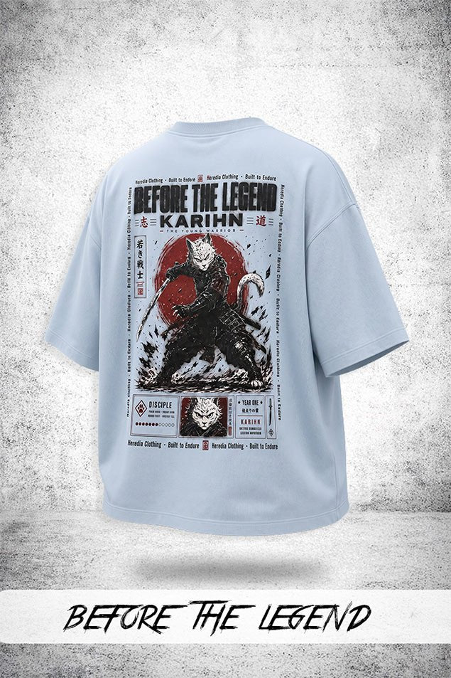 Playera Oversize Before the Legend - Heredia Clothing
