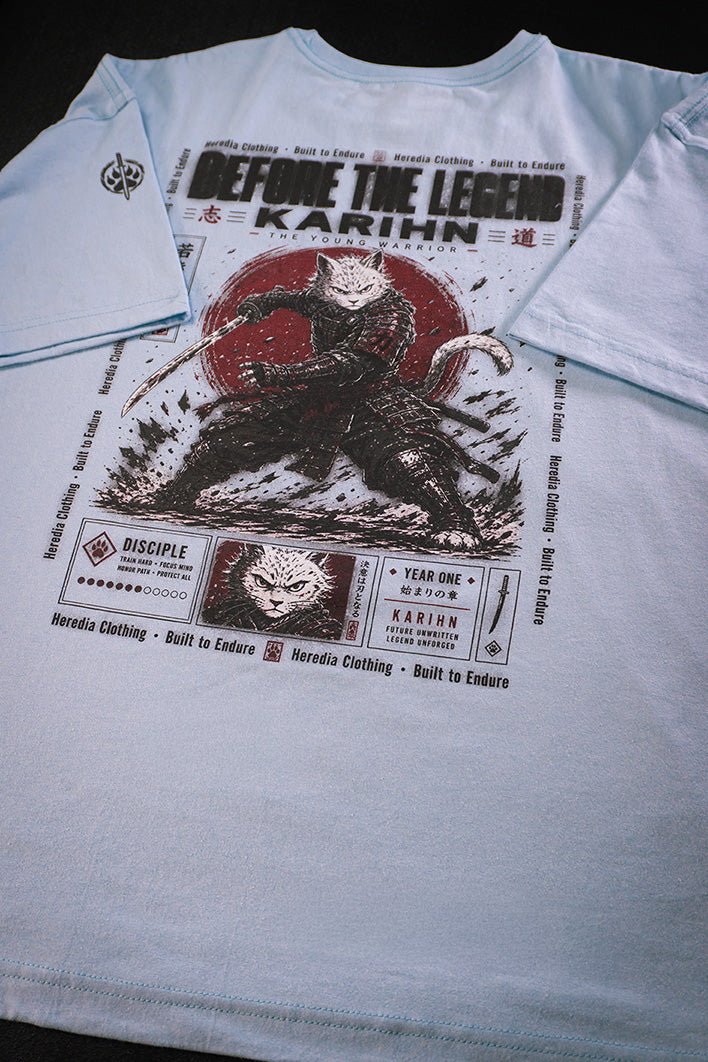 Playera Oversize Before the Legend - Heredia Clothing