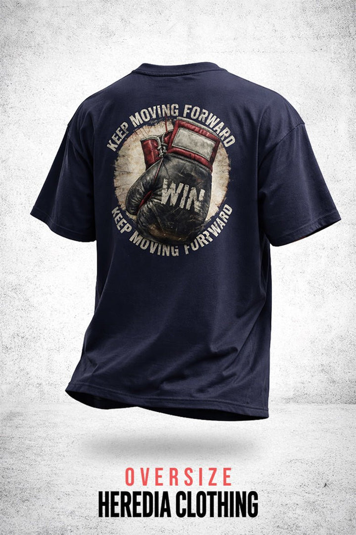 Playera Oversize Keep Moving - Heredia Clothing
