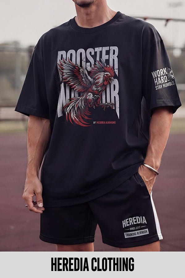 Playera Oversize Rooster - Heredia Clothing