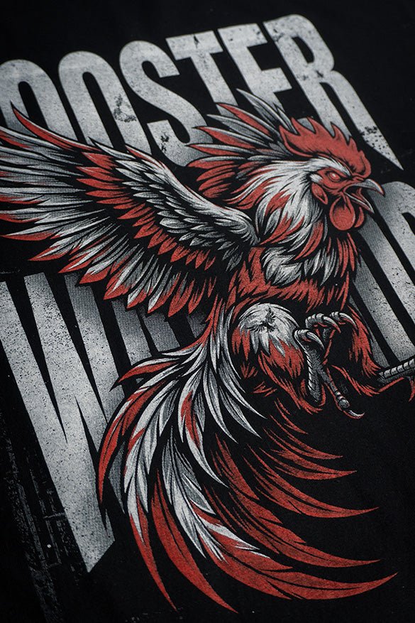 Playera Oversize Rooster - Heredia Clothing