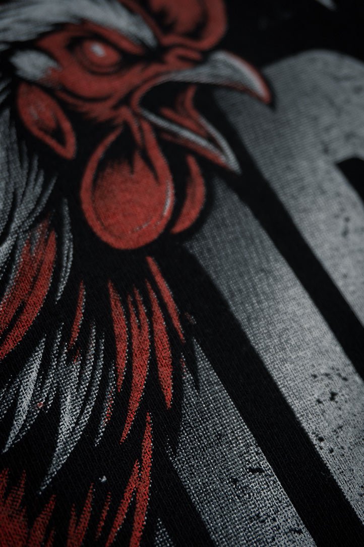 Playera Oversize Rooster - Heredia Clothing