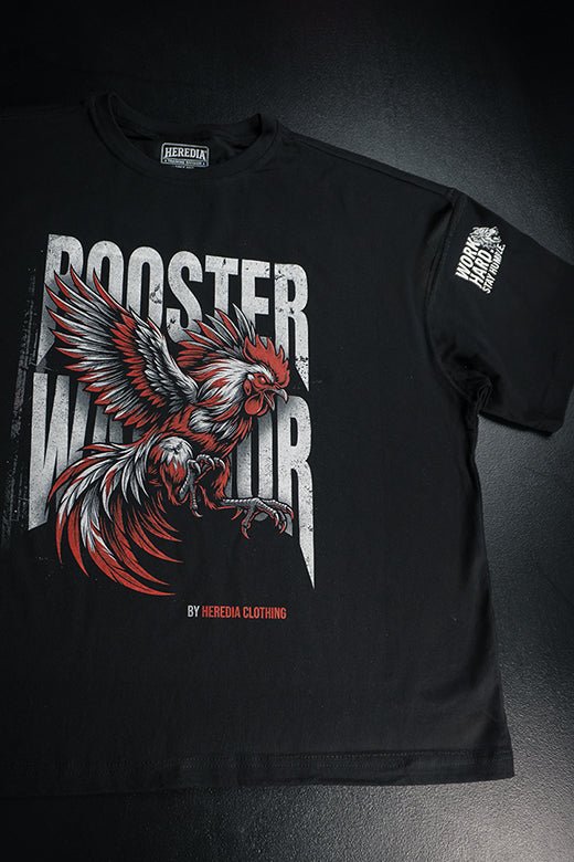 Playera Oversize Rooster - Heredia Clothing