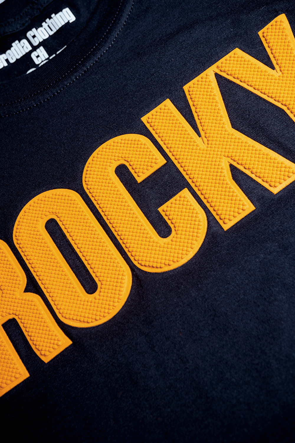 Playera Rocky Negra sin mangas - Heredia Clothing