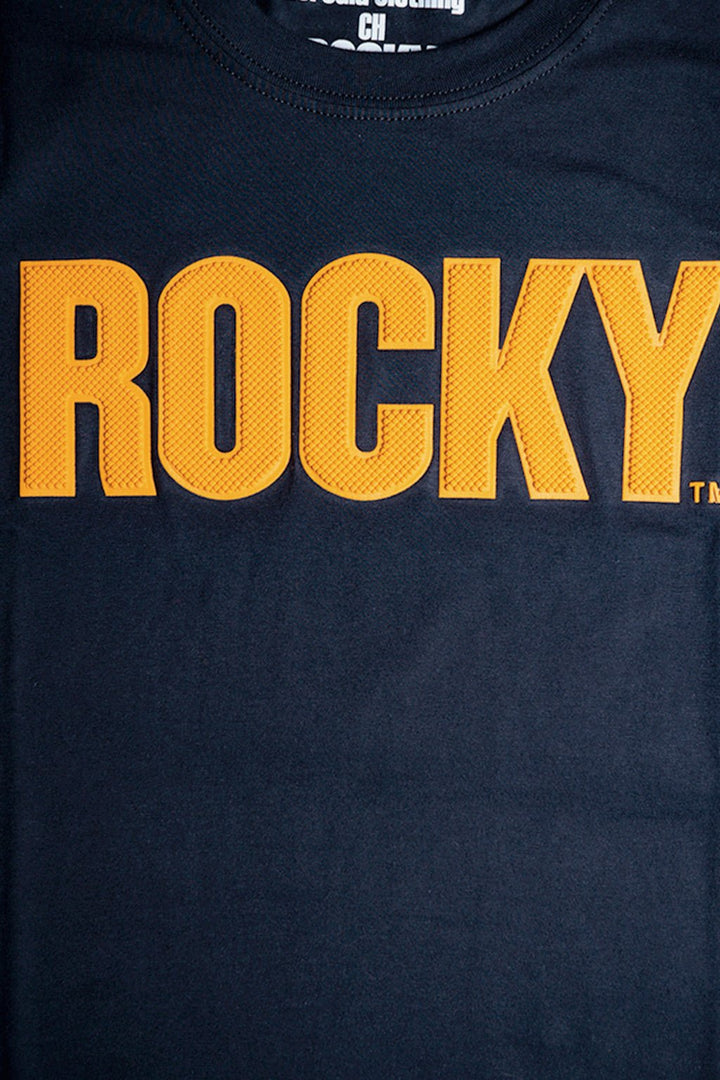 Playera Rocky Negro/Amarillo - Heredia Clothing