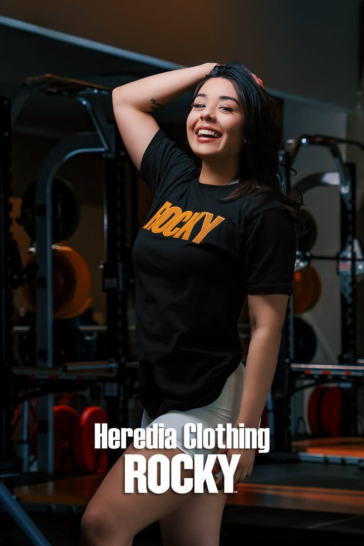 Playera Rocky Negro/Amarillo - Heredia Clothing