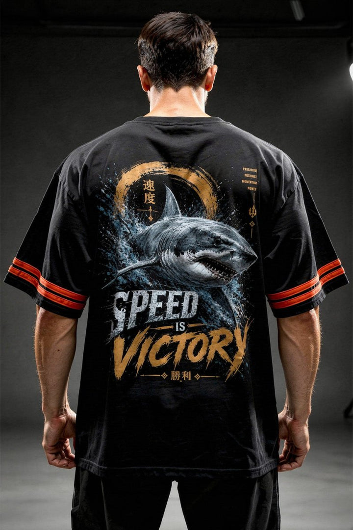 Playera Shark Oversize - Heredia Clothing