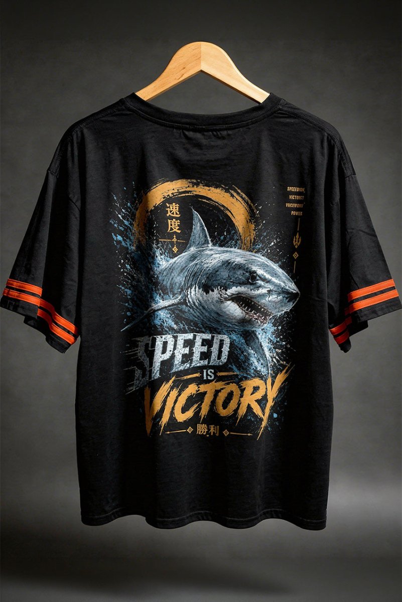 Playera Shark Oversize - Heredia Clothing