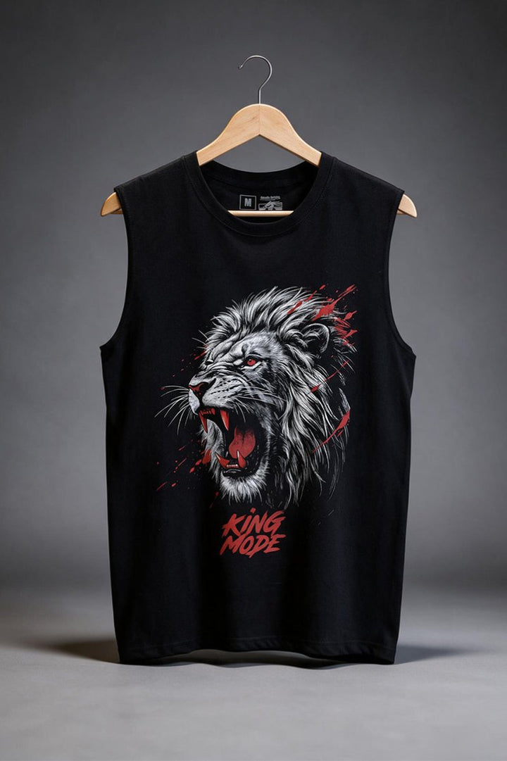 Playera Sin Mangas King Mode - Heredia Clothing