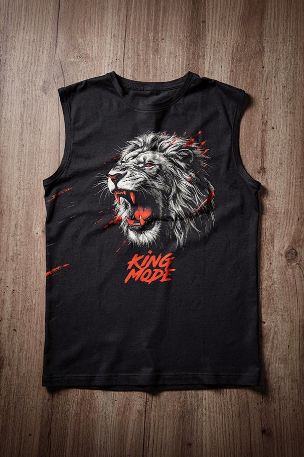 Playera Sin Mangas King Mode - Heredia Clothing