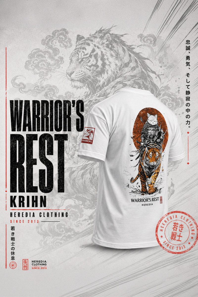 Playera Warriors Rest - Heredia Clothing
