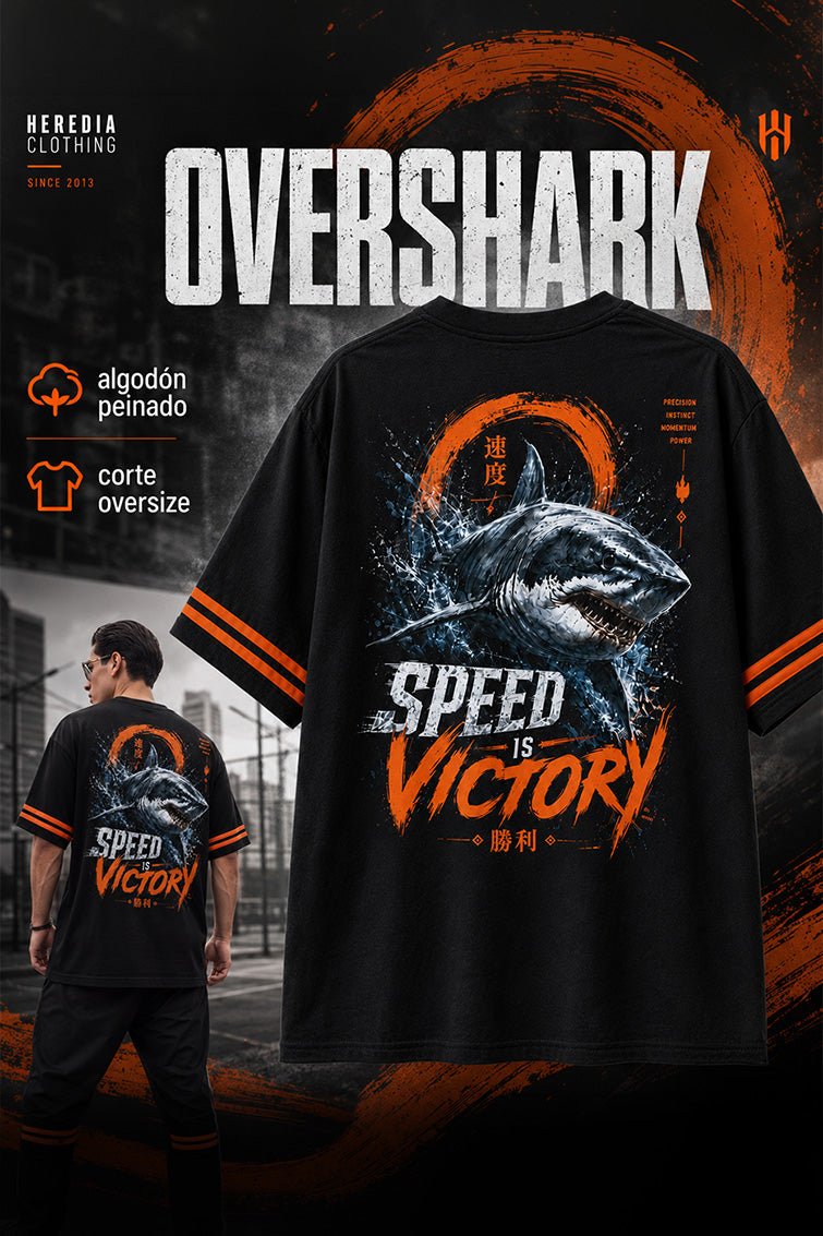 Playera Shark Oversize