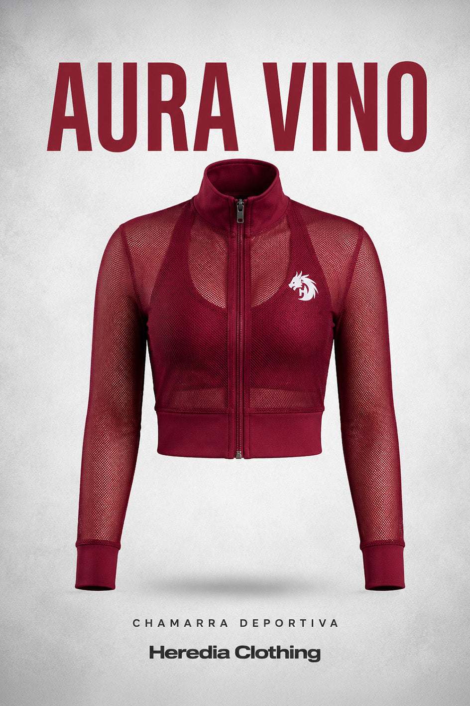 Chamarra Deportiva Aura Vino
