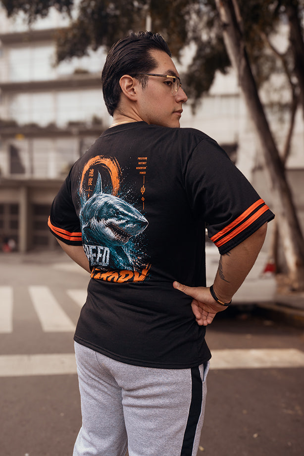Playera Shark Oversize