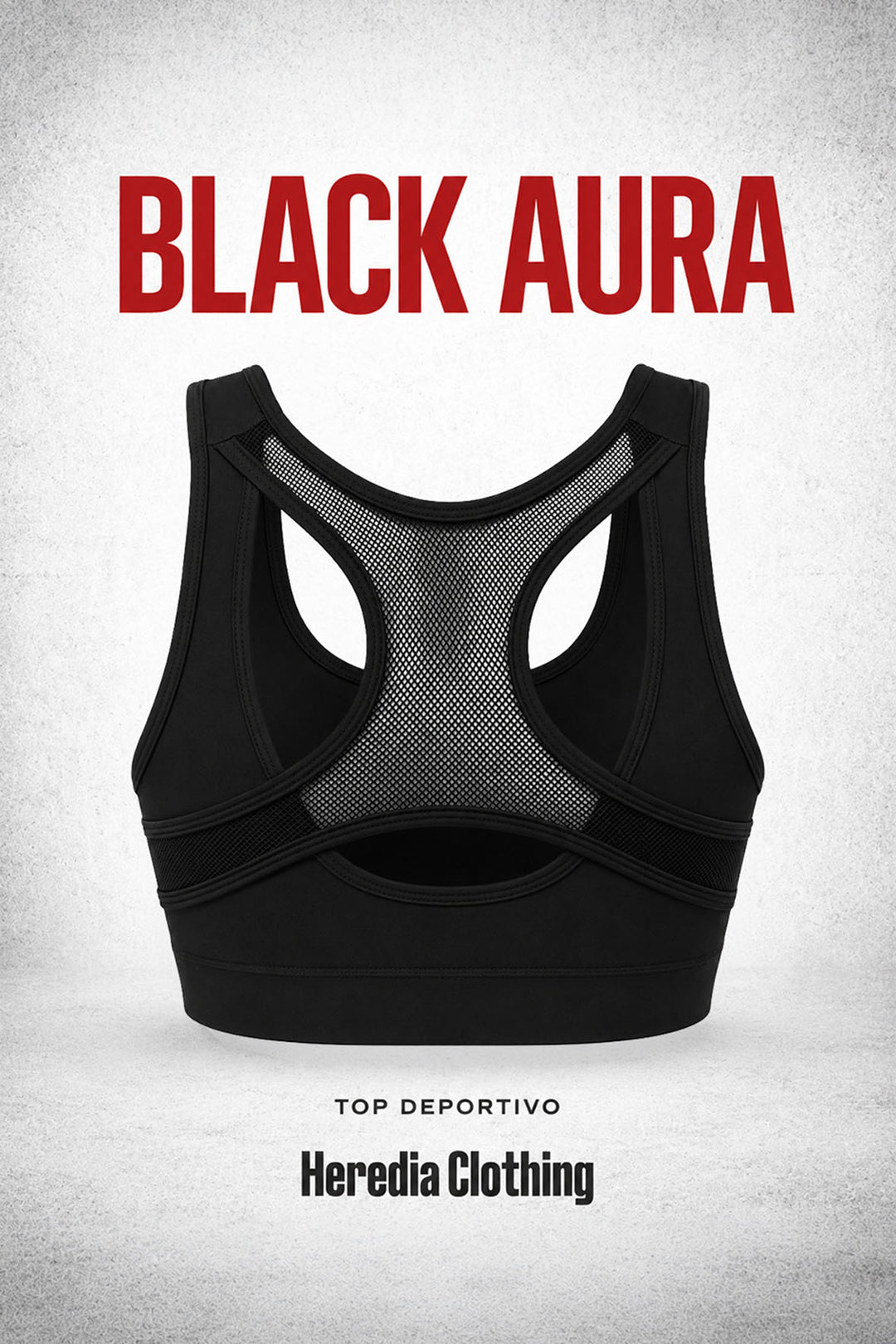 Top Deportivo Black Aura