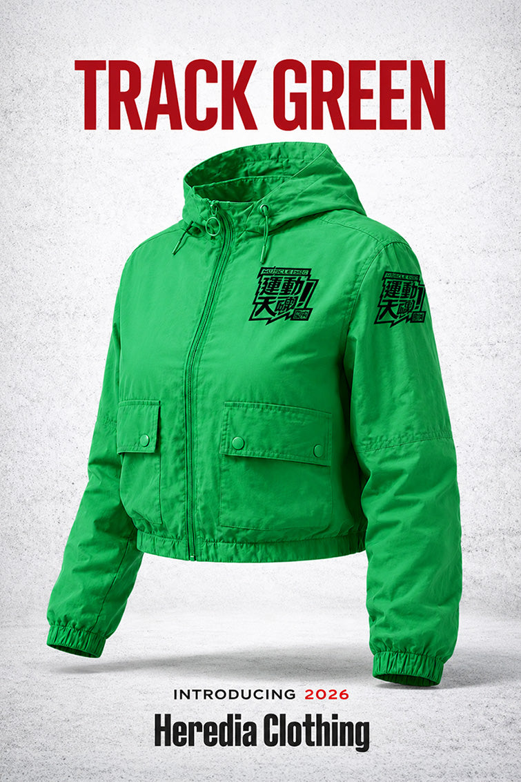 Chamarra Track Green Vibe